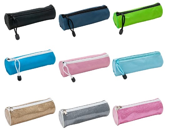 Pencil Case Round Basic - Assorted