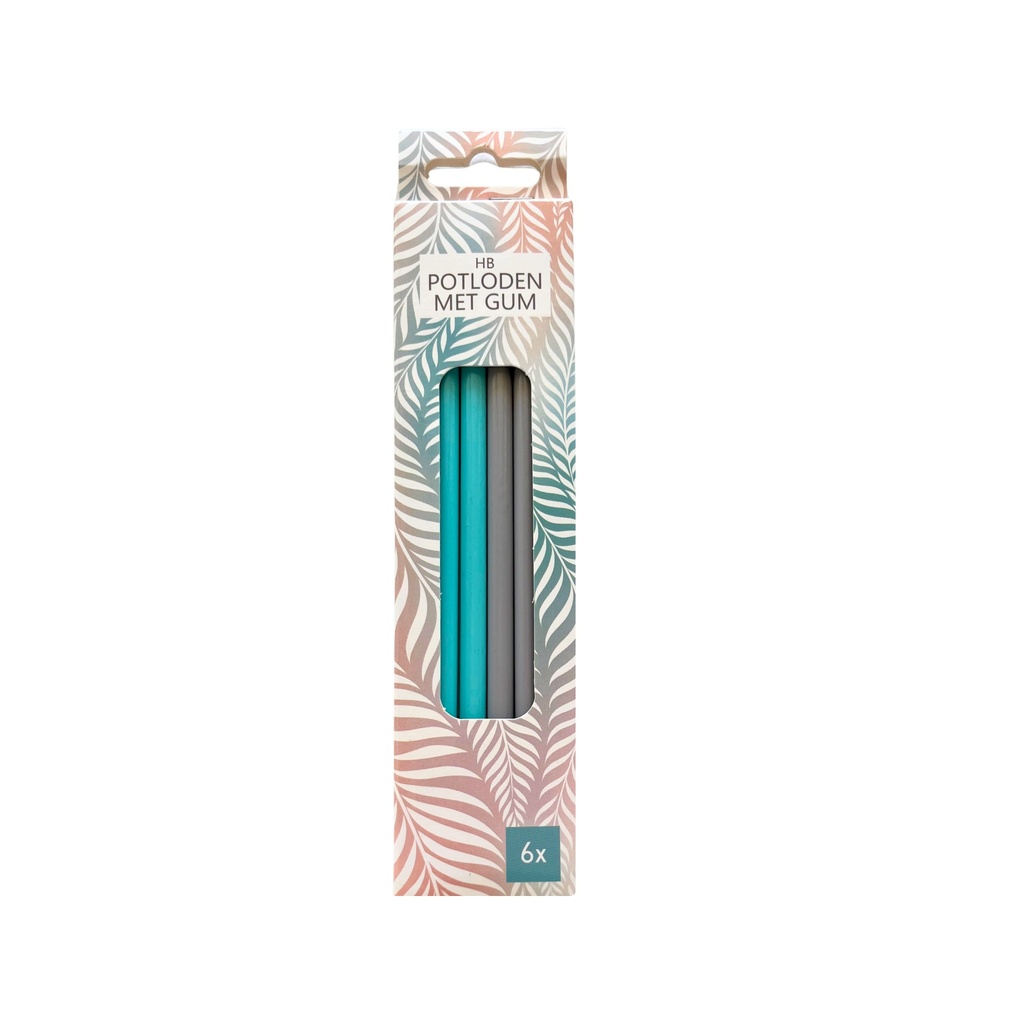 Basic Pencil Set HB Bloom Rubber Tip