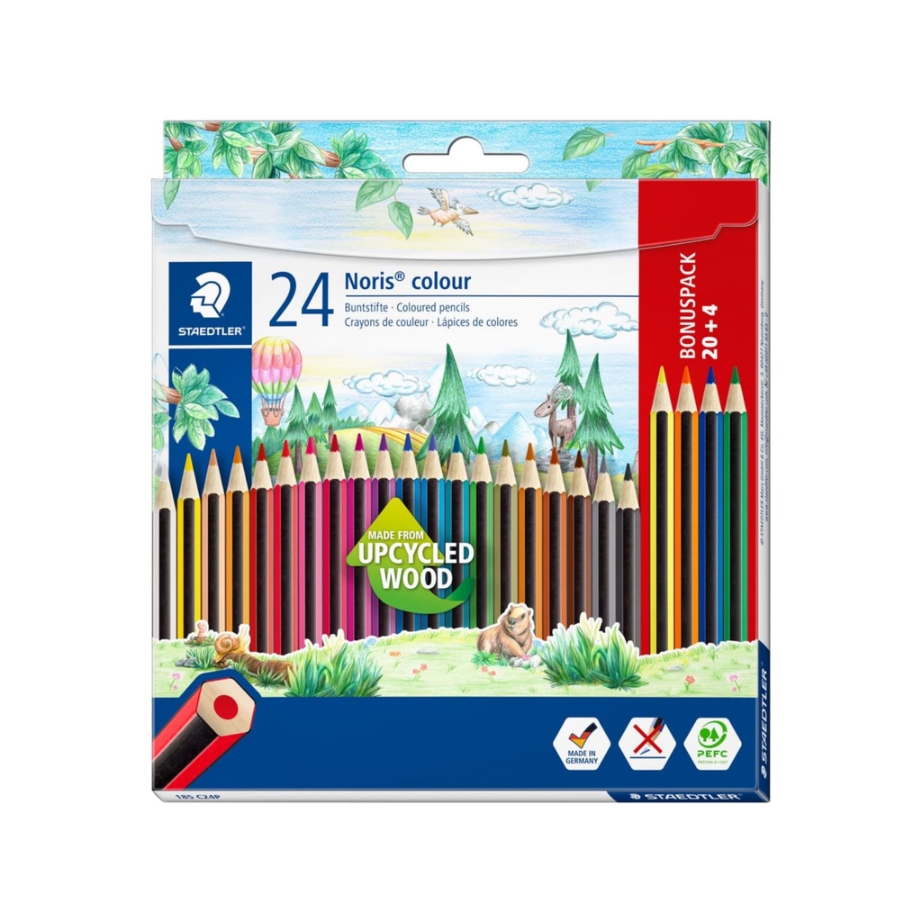 Staedtler Noris Coloring Pencils - Pack of 24