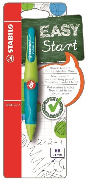 EASYergo Mechanical Pencil HB - 1.4mm Green/Aqua R