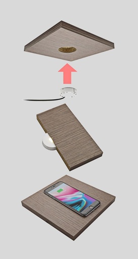 [4SIDI0672] UNDERDESK WIRELESS CHARGER