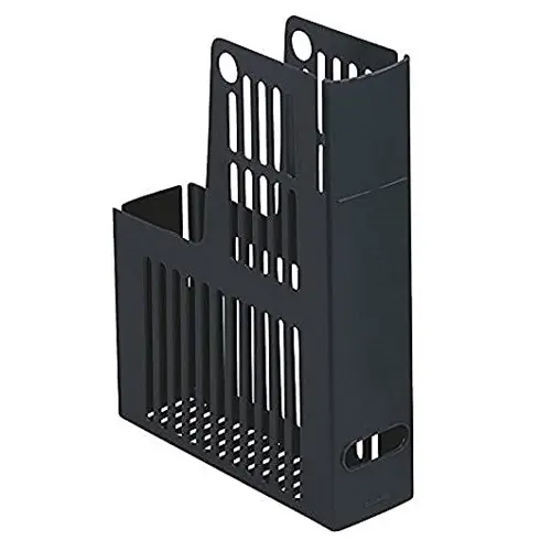 [3PBCS0009] Magazine File Organizer - Black
