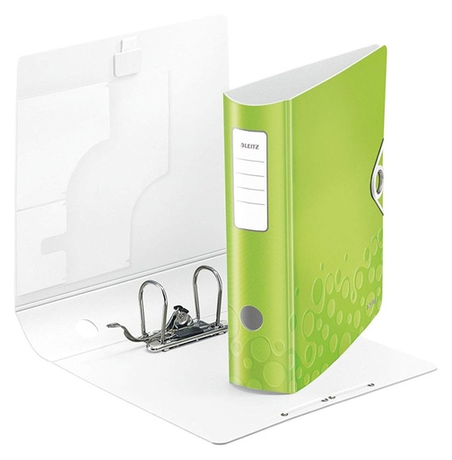 [3RB2O0168] Lever Arch File A4 Active WOW 80mm - Lime Green