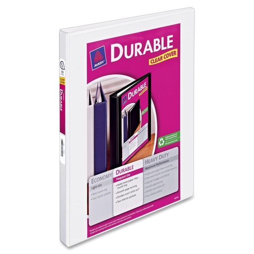 [3RB3R0011] Ringbinder Letter Size 3R 1/2" - White