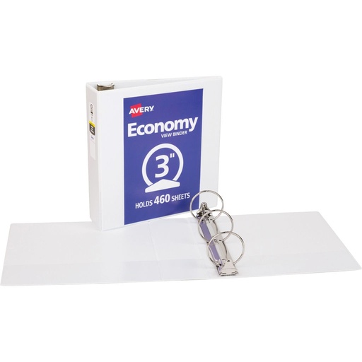 [3RB3R4013] Ringbinder Letter Size 3R 3" - White
