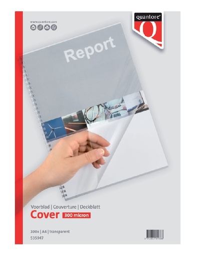 [3HEBI1019] Binding Covers A4 300 Micron