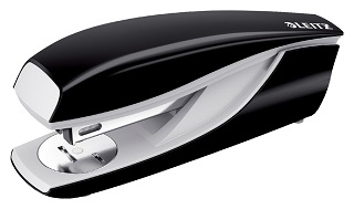 [3HEST1008] Stapler - Leitz Standard Half Strip Stapler - Black