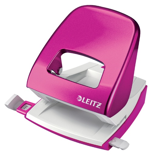 [3HEPR0534] Medium Duty Wow 2-Hole Puncher Pink