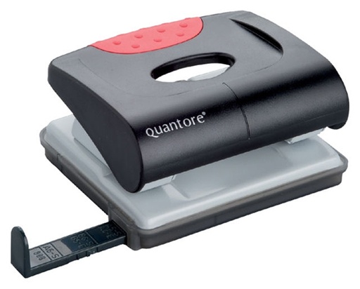 [3HEPR0531] Standard 2-Hole Puncher Black (Quantore)