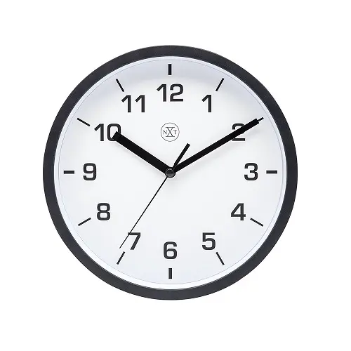 [3KLAL0205] Wall Clock Black 20cm  