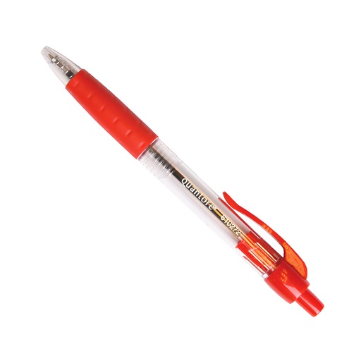 [3PEBP0033] Ballpoint Pen Quantore Retractable Medium - Red 