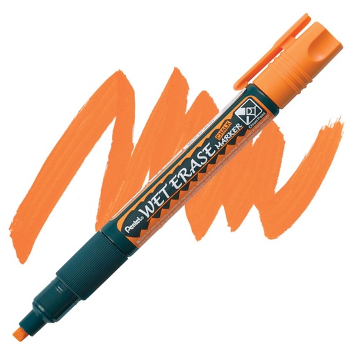[3PEMK0020] Wet Erase Chalk Marker - Orange