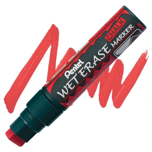 [3PEMK0025] Wet Erase Chalk Marker Jumbo - Red