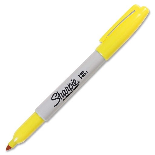 [3PEMK5052] Sharpie Permanent Marker Fine - Yellow