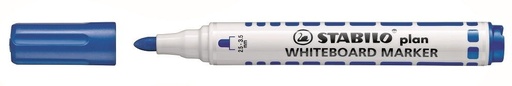 [3PEMK6015] Stabilo Plan Whiteboard Marker - Bullet Blue