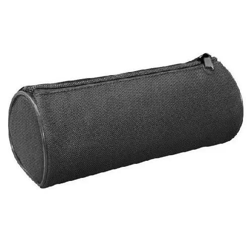 [3POHO4113] Pencil Case Round - Black