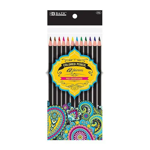 [3POKS0091] Bazic Coloring Pencils - Pack of 12