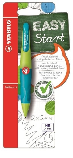 [3POME5029] EASYergo Mechanical Pencil HB - 1.4mm Green/Aqua R