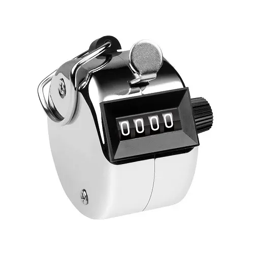 [3SIDI0599] Tally Counter with Finger Ring  Silver