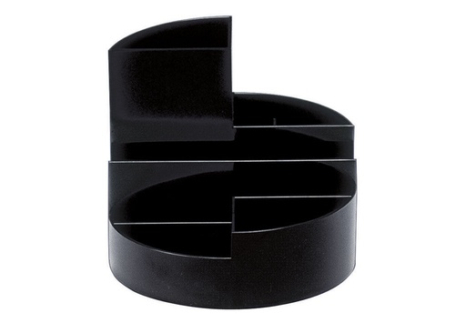 [3DAOG0018] Desk Organizer Round Black 