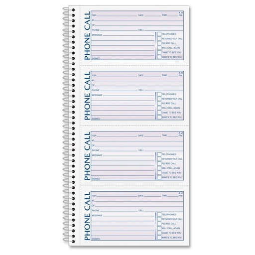 [3BFTL0501] Phone Message Book Carbonless 400 sets 