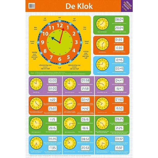 [3BOIB0116] Educational Poster De Klok  