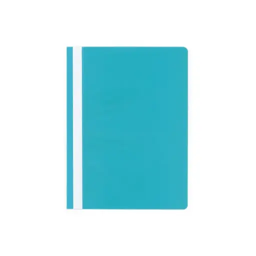 [3MAPM0543/25] Standard Plastic File A4 - Turquoise (Pack of 25)
