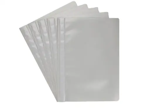 [3MAPM0549/10] Standard Plastic File A4 - White (Pack of 10)