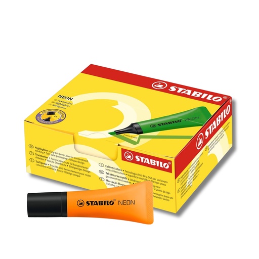 [3PEHG1065/10] Stabilo Neon - Orange (Pack of 10)