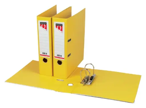 [3RB2O0228/10] Lever Arch File (Ordner) A4 80mm - Yellow (Pack of 10)