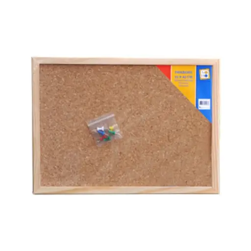 [3938401 / 3BOKR0009] Pin Board Cork Soho 60x40cm