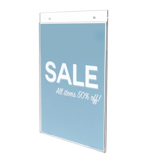 [3DISN0011] Classic Image Wall Mount Sign Holder 8 1/2" x 11" - Portrait