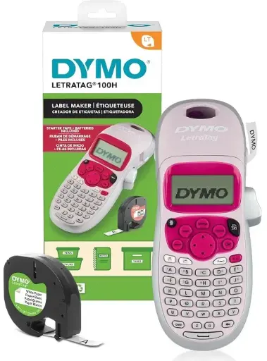 Dymo LT-100H Label Maker - Pink Edition