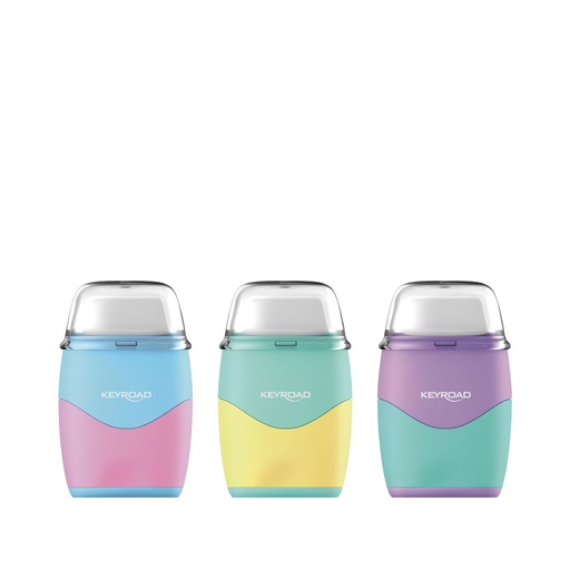 [KR-972412] Keyroad Sharpener + Eraser Pastel  