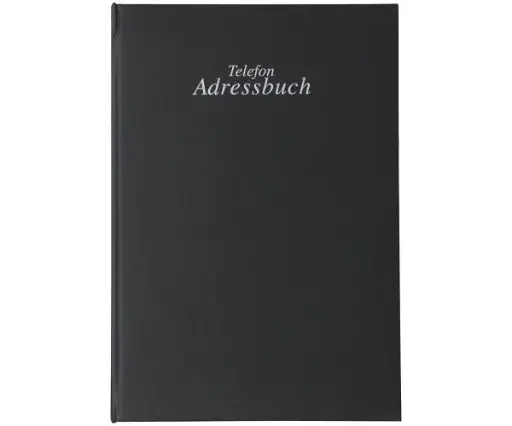 [46625] Stylex Address & Telephone Book Black