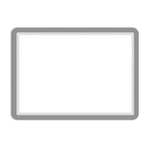 [3DISN0052] Magnetic Adhesive Sign Silver  