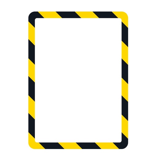 [3DISN0054] Magnetic Adhesive Sign Yellow/Black  