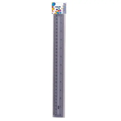 [80727] Plastic Ruler Transparent - 12 Inch / 30 cm