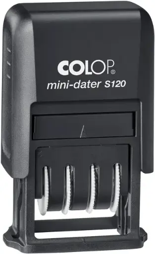 [1469655] Mini Dater Self-Inking Date Stamp Black