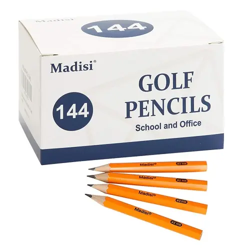 [3PODI0502/144] Madisi Golf Pencil HB (Pack of 144)