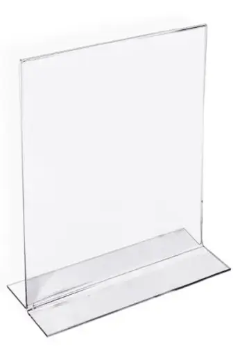 [Azar 152722] Azar Vertical T-Sign Holder 5" x 7"