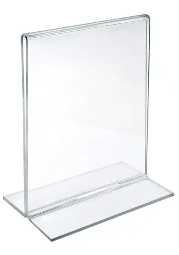 [Azar 152726] Azar Vertical T-Sign Holder 4" x 6"