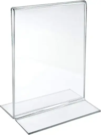 [Azar 152714] Azar Vertical T-Sign Holder 8.5" x 11"