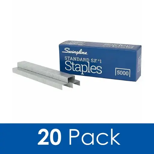 [3HEST5005/20] Swingline Standard Staples (Pack of 20)