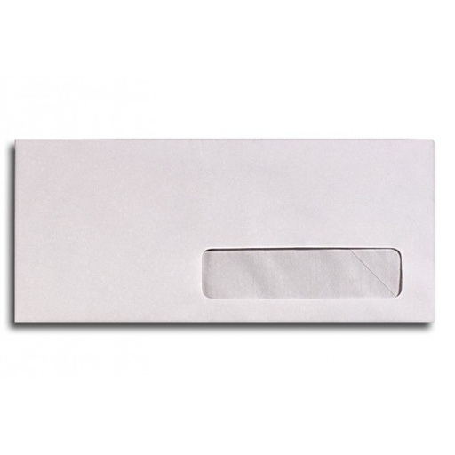[3ENVE0009] White Window-Right Envelope 156 x 220mm