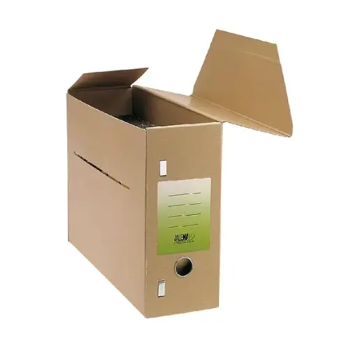 [3DOAR0503] Filing Box Folio With Clips and Labels (Archiefdoos)