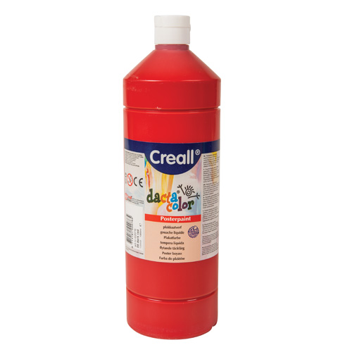 [3HEUT0100] Dacta Poster Paint  Red 1L
