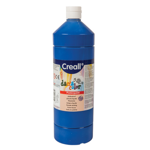 [3HEUT0163] Dacta Color Posterpaint 1L - Dark Blue  