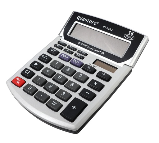 [3KMRM2521] 12-Digit Quantore Desktop Calculator ST230Q