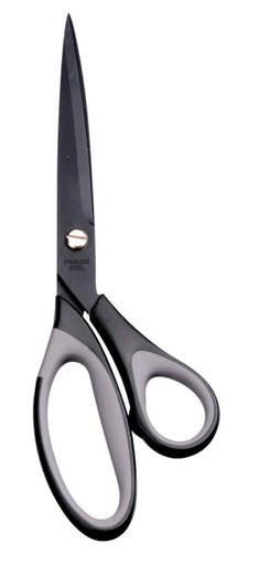 [3KSSR0057] Scissor Stainless Steel Black 21.5cm